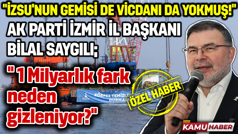 Bilal Saygılı, İZSU ihalelerini rakamlarla eleştirdi: “Belediye kaynakları israf edildi”